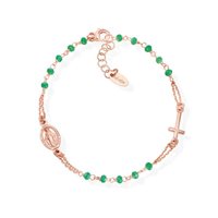 Bracciale Amen Donna Rosari in Argento Cristallo BRO25RM3 - BRO25RM3